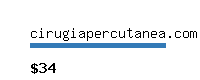 cirugiapercutanea.com Website value calculator