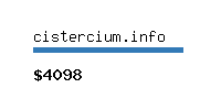 cistercium.info Website value calculator