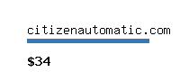 citizenautomatic.com Website value calculator