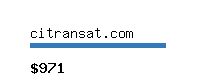 citransat.com Website value calculator