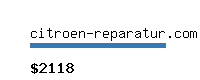 citroen-reparatur.com Website value calculator