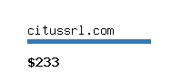 citussrl.com Website value calculator