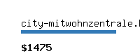 city-mitwohnzentrale.biz Website value calculator