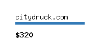 citydruck.com Website value calculator