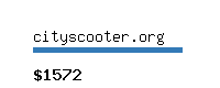 cityscooter.org Website value calculator