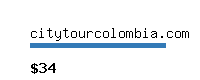 citytourcolombia.com Website value calculator