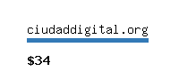 ciudaddigital.org Website value calculator