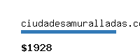 ciudadesamuralladas.com Website value calculator