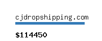 cjdropshipping.com Website value calculator