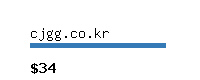 cjgg.co.kr Website value calculator