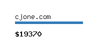 cjone.com Website value calculator