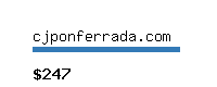 cjponferrada.com Website value calculator