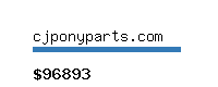 cjponyparts.com Website value calculator