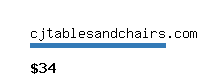 cjtablesandchairs.com Website value calculator