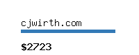 cjwirth.com Website value calculator