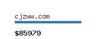 cjzww.com Website value calculator