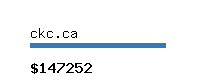 ckc.ca Website value calculator