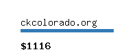 ckcolorado.org Website value calculator