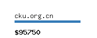 cku.org.cn Website value calculator