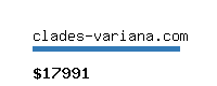clades-variana.com Website value calculator