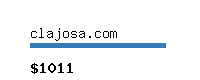 clajosa.com Website value calculator