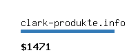 clark-produkte.info Website value calculator