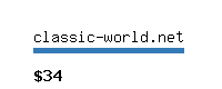 classic-world.net Website value calculator