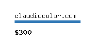 claudiocolor.com Website value calculator