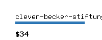 cleven-becker-stiftung.com Website value calculator