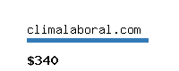 climalaboral.com Website value calculator