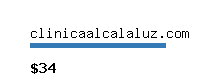 clinicaalcalaluz.com Website value calculator