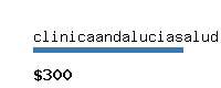 clinicaandaluciasalud.com Website value calculator