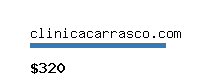 clinicacarrasco.com Website value calculator