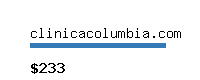clinicacolumbia.com Website value calculator