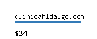 clinicahidalgo.com Website value calculator