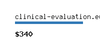 clinical-evaluation.eu Website value calculator