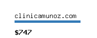 clinicamunoz.com Website value calculator