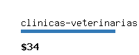 clinicas-veterinarias.org Website value calculator