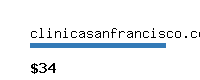 clinicasanfrancisco.com Website value calculator