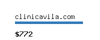 clinicavila.com Website value calculator