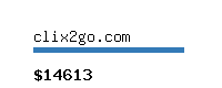 clix2go.com Website value calculator