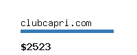 clubcapri.com Website value calculator
