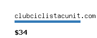 clubciclistacunit.com Website value calculator