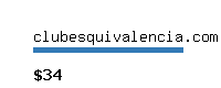 clubesquivalencia.com Website value calculator