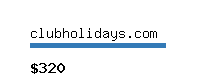 clubholidays.com Website value calculator