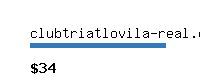 clubtriatlovila-real.com Website value calculator