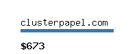 clusterpapel.com Website value calculator