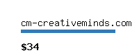 cm-creativeminds.com Website value calculator