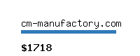 cm-manufactory.com Website value calculator