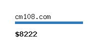 cm108.com Website value calculator